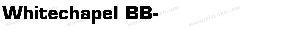 Whitechapel BB字体转换